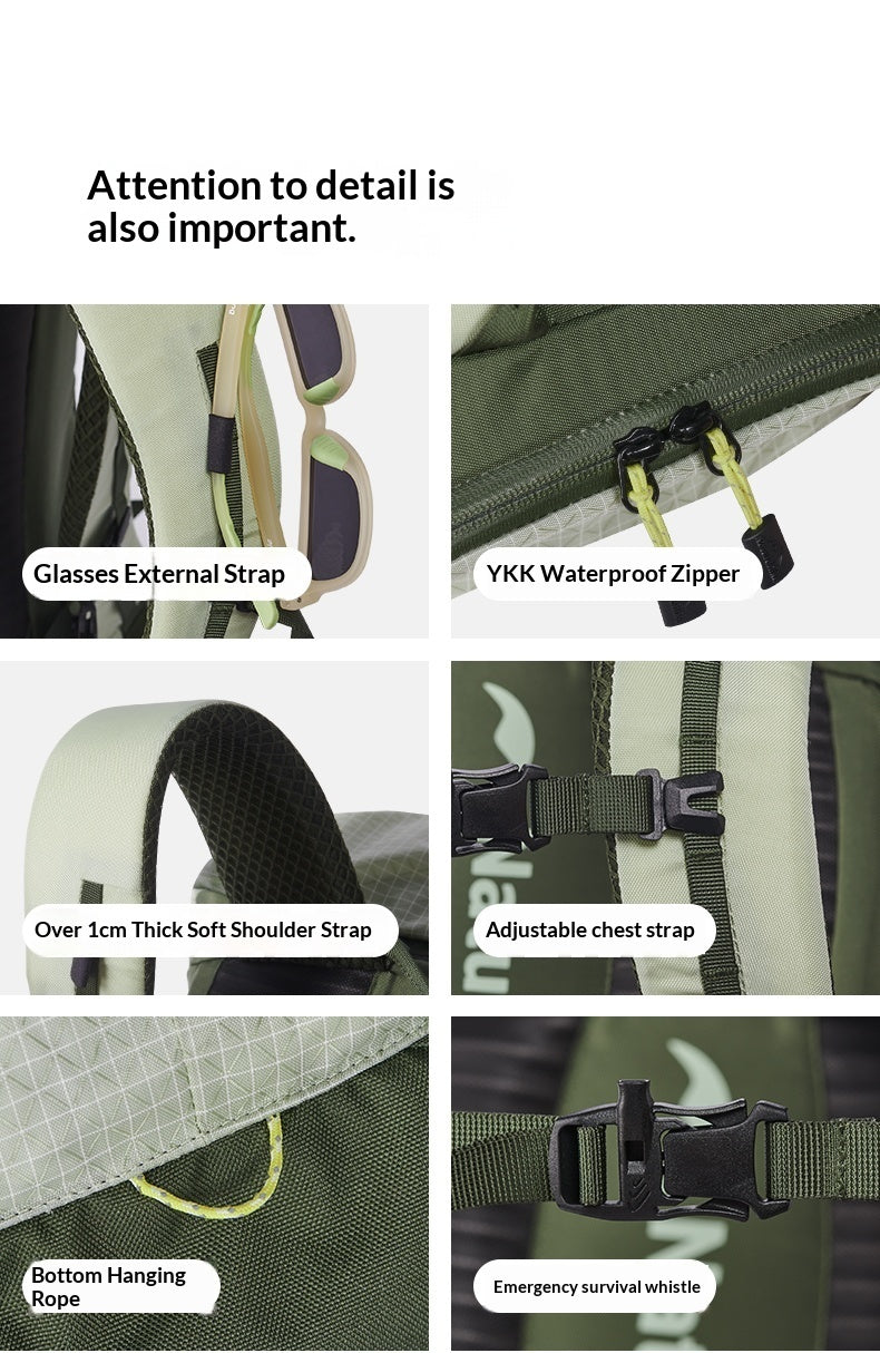 Ultralight Outdoor Hiking Unisex Commuter Large Capacity Travel Backpack