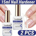 Nail Hardener for Weak Brittle Splitting Nails 2 Pack – Fast Drying White Nail Strengthener with Vitamin E — image 19