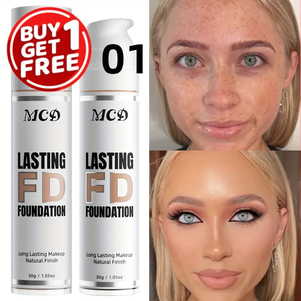 MCO Liquid Foundation Two-Bottle Set with Pump Dispensers and Nine Matching Shade-Code Pairs — image 3