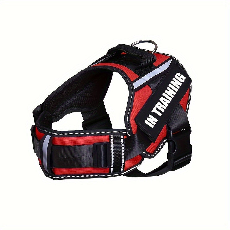 IN TRAINING Patch Dog Harness in Four Colors and XS–XL with Reflective Strips, Handle and Neck Padding — image 2