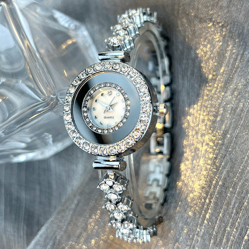 Diamond-encrusted GlaWatchss Rhinestone Women's Quartz