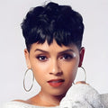 Synthetic Wig Short Body-Wave Pixie Cut, 4-Inch Rose Net Cap in Eight Fashion Colors for Women — image 14