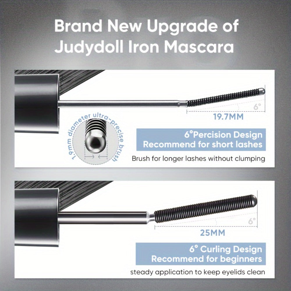 JUDYDOLL Mascara in Black or Brown with Curling or Precision Metal Applicator Designs and Slim Gray Tubes — image 11