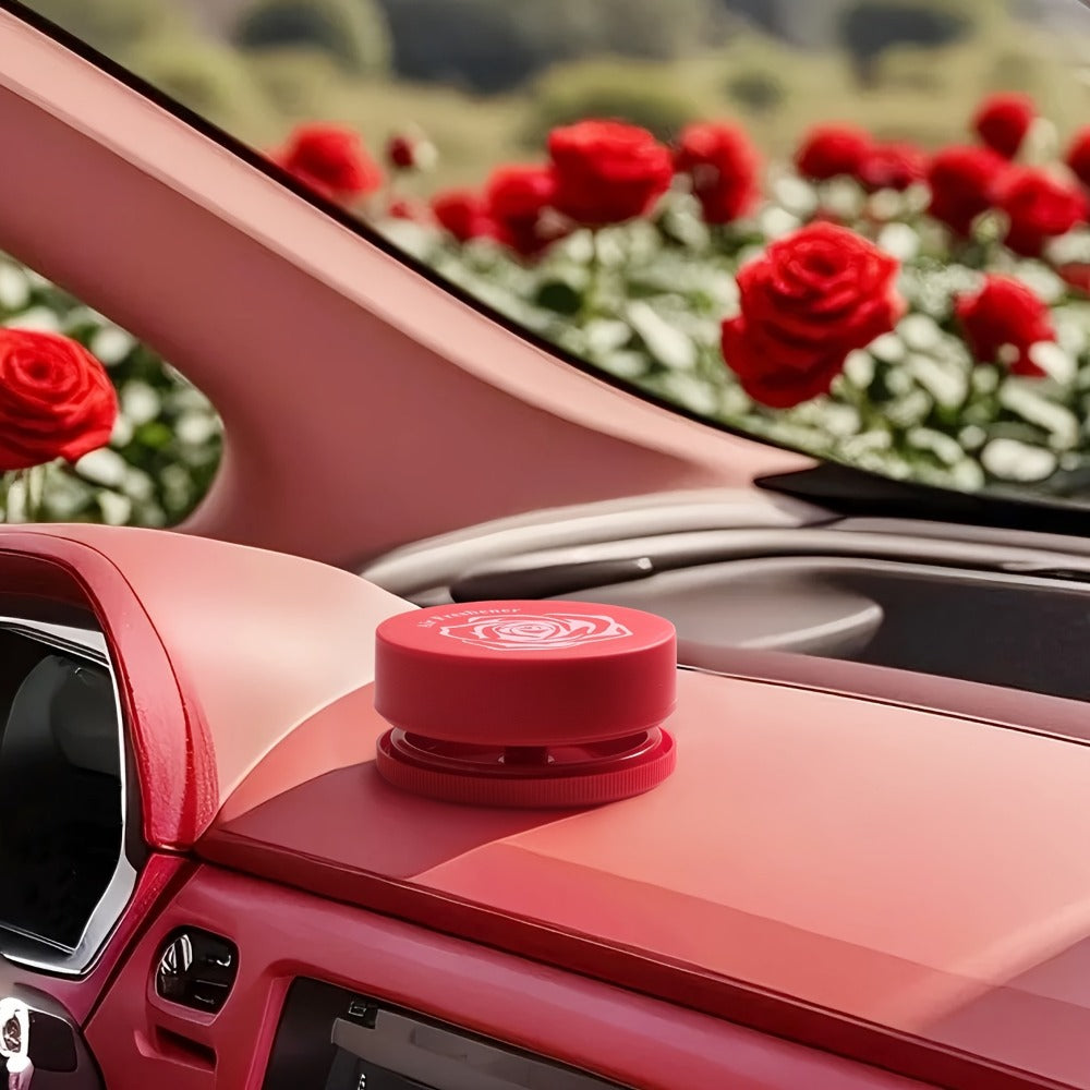 Car Air Freshener 2-Pack Solid Fragrance Jars in Cherry, Lavender, Lime, Rose or Sweet Orange — image 1