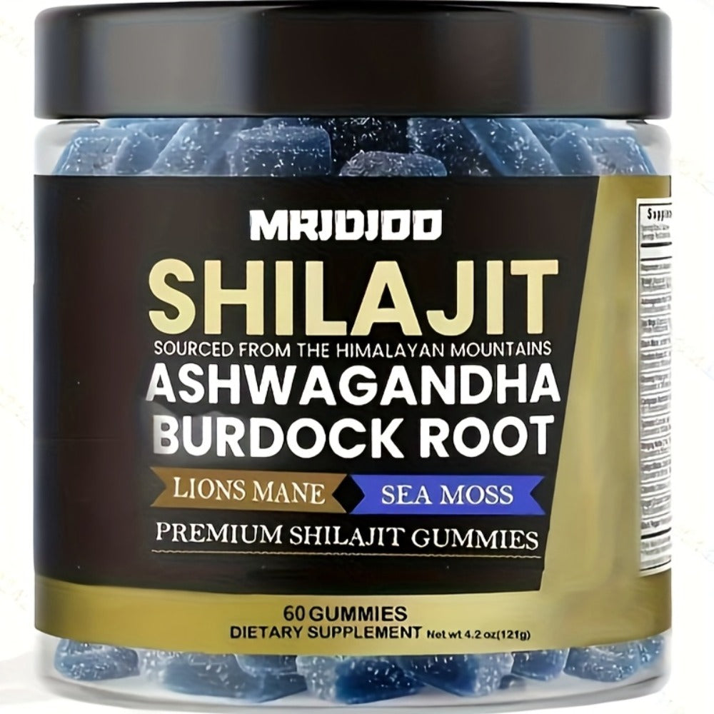 Himalayan Shilajit Gummies with Manuka Honey, Fulvic & Humic Acids, Sucrose-Free Natural Formula for Energy — image 1