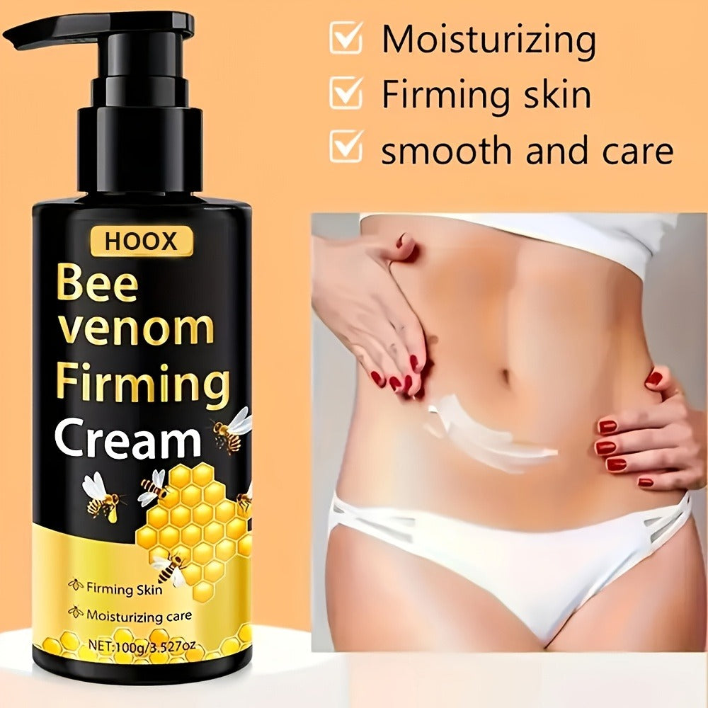 Bee Venom Firming Cream 100g for Face Neck Abdomen & Body – Moisturizing Anti-Aging Skin Tightening Cream for Sagging Loose S