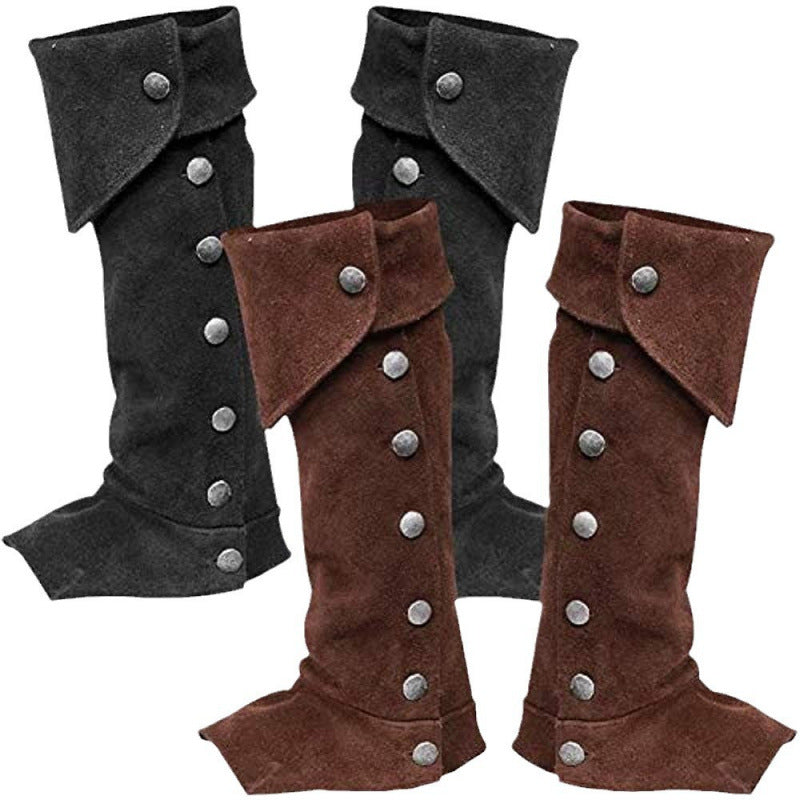 Men's  Fashionable And Versatile Boot Covers With Buckles