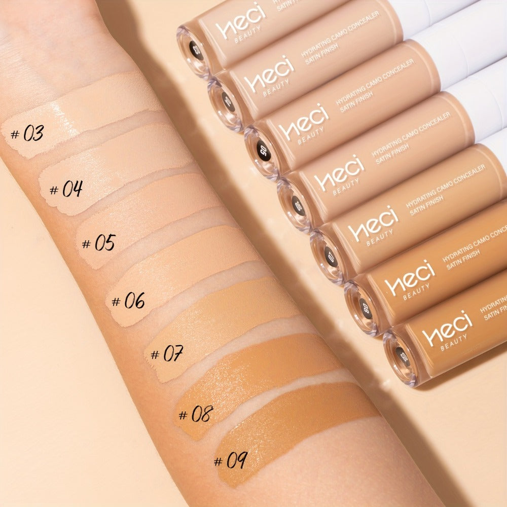 Liquid Concealer and Contour Stick Set 2 Pcs Buildable Coverage Pore Minimizing, for Makeup, Travel and Everyday Vanity Use —