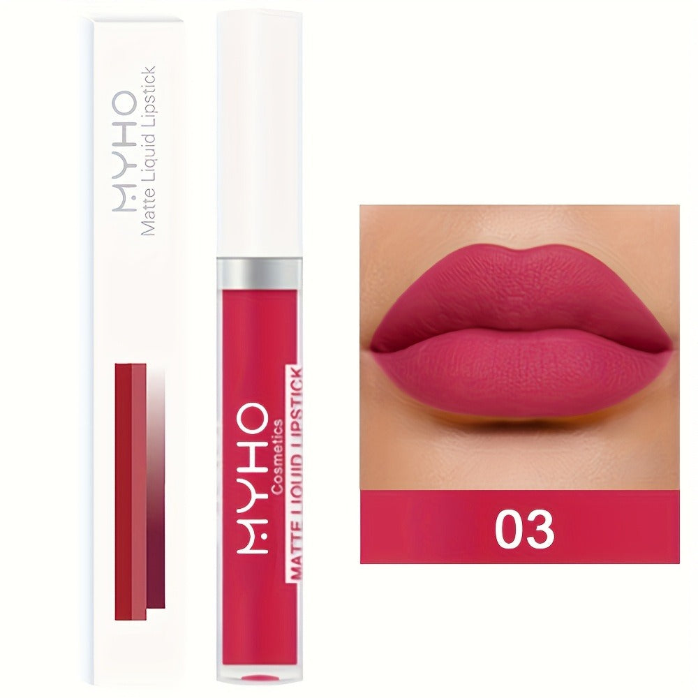 Lip Gloss Set by MYHO Cosmetics with 9 Matte Lip Colors per Set and Two Retained Shade Collections — image 7