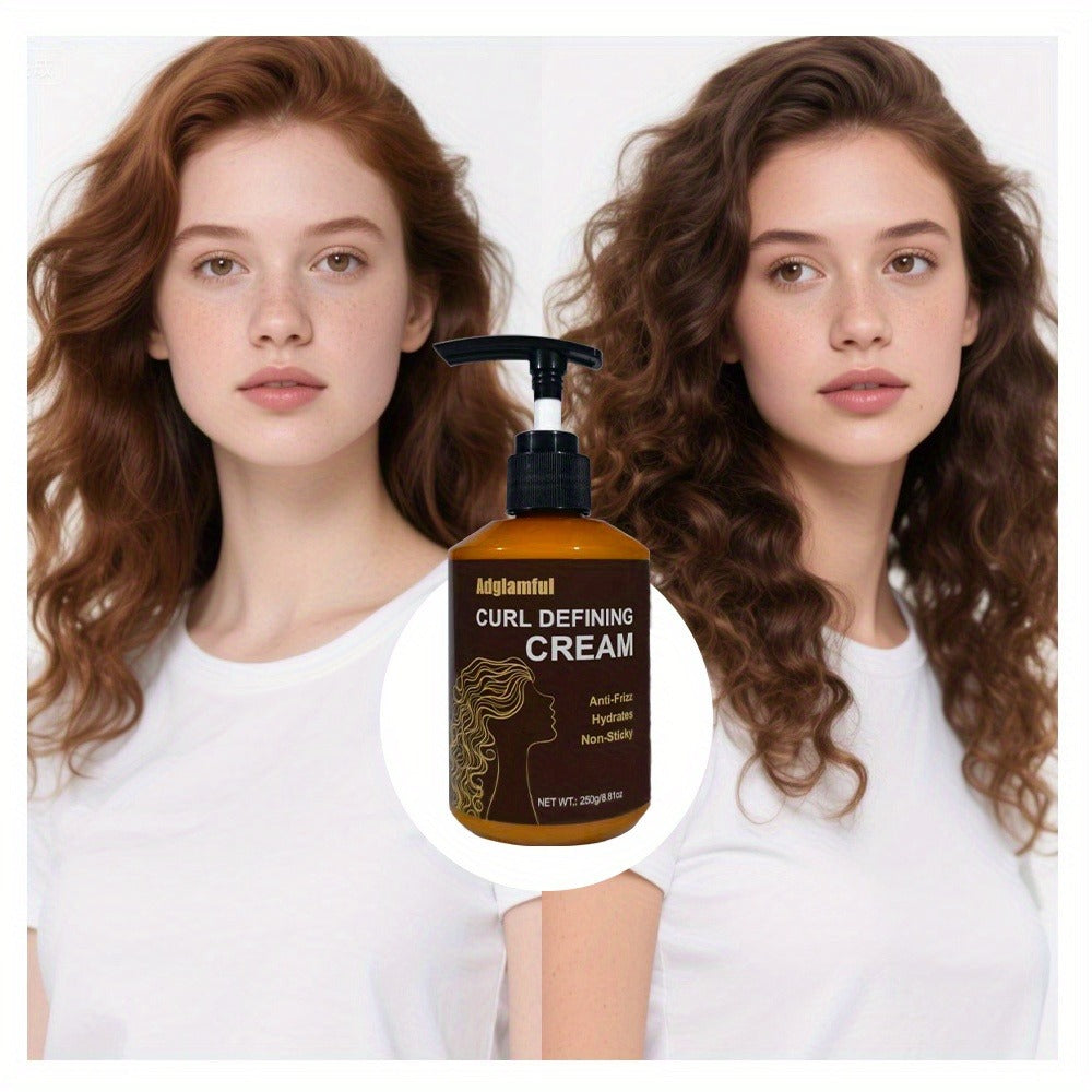 Pump-Bottle Curl Defining Cream with Leave-In Application for Wavy, Curly and Coily Hair Types — image 6