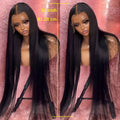 Synthetic Wig 13x4 Straight Lace Front in Natural Black with Glueless Cap and 26- or 32-Inch Length — image 11