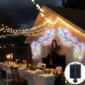 Solar Willow Vine Fairy Lights 96 LED 8 Modes 5.9ft, for Garden, Pathway and Patio Lighting — image 1