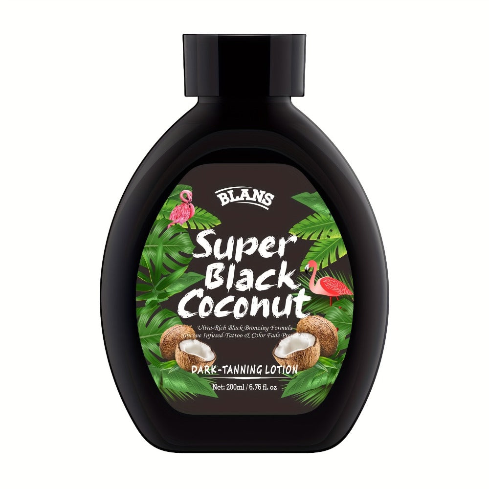 Sunless Tanning Cream with Coconut Natural Glow Bronzing Lotion Alcohol-Free BPA-Free for All Skin Types Medium Skin Tone Dai