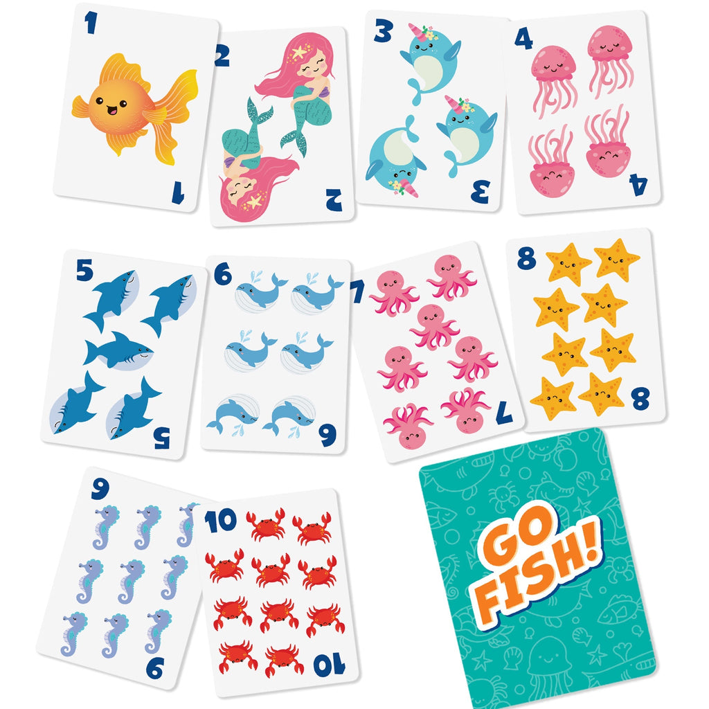 Kids Card Game Bundle with Go Fish and Old Maid Decks, Optional Memory Match Third Deck, Ages 4 Plus in English — image 3