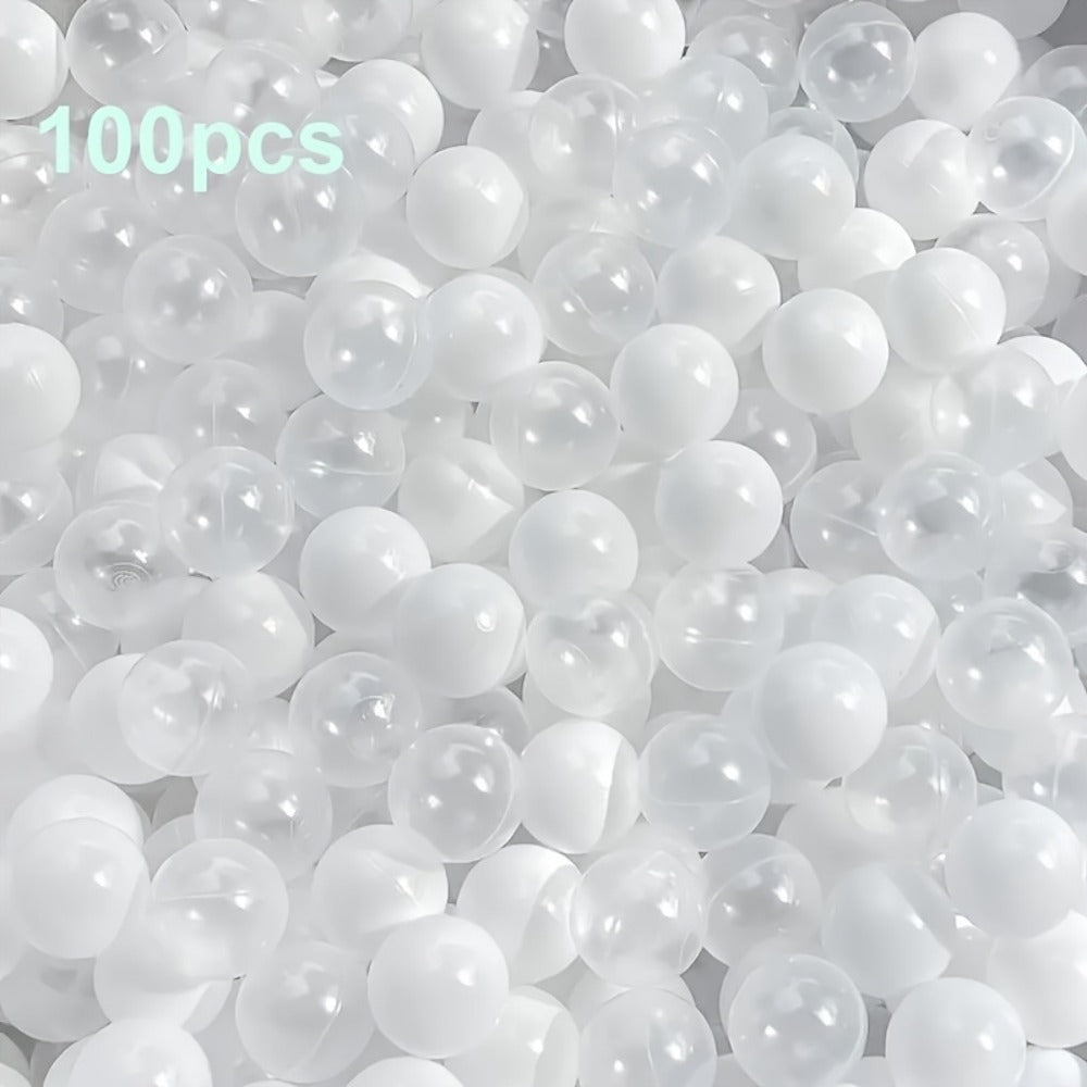 Ball Pit Balls 100/200 Pcs for Babies Toddlers PE Colorful Ocean Play Balls with the Listed Color, Size or Set Options for Ev