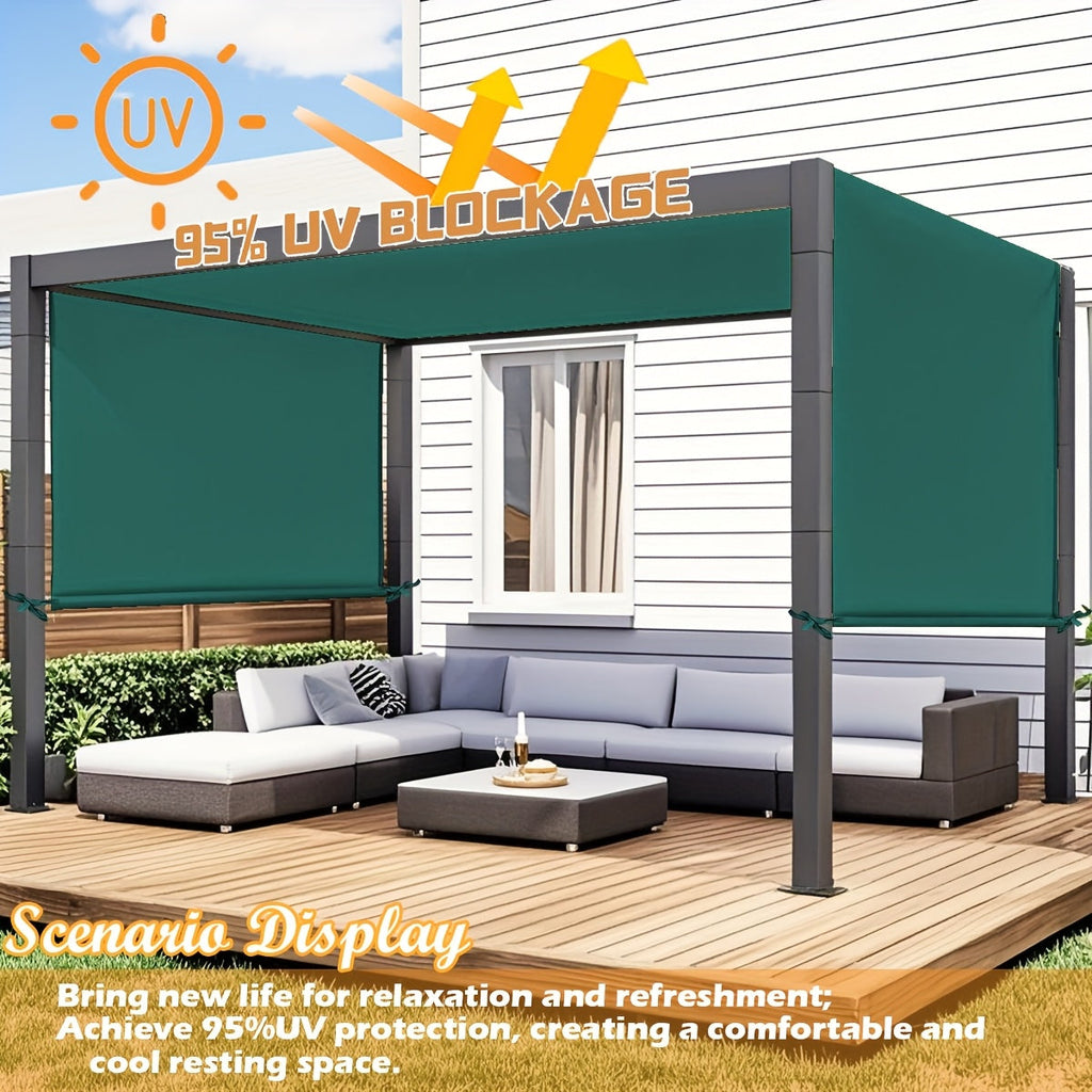 Pergola Canopy Replacement Retractable UV Block | Patio Shade Cover — image 12