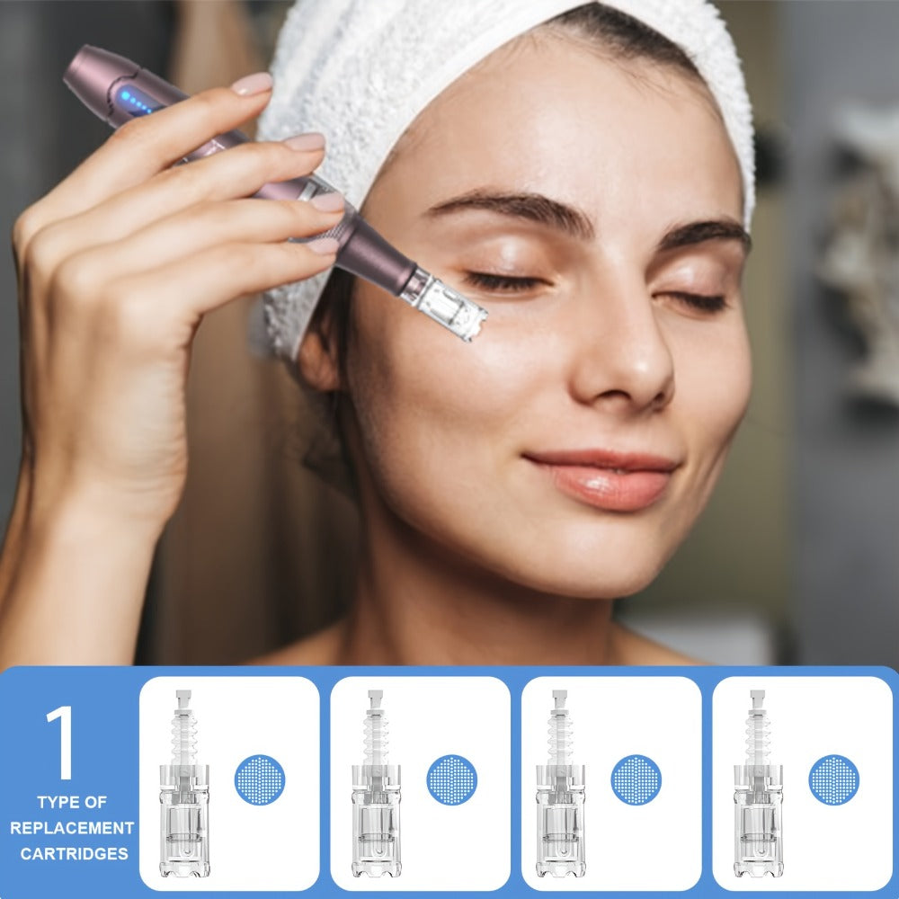 Microneedling Pen Kit with 10PCS 0.25mm Cartridges for Personal Care — image 5