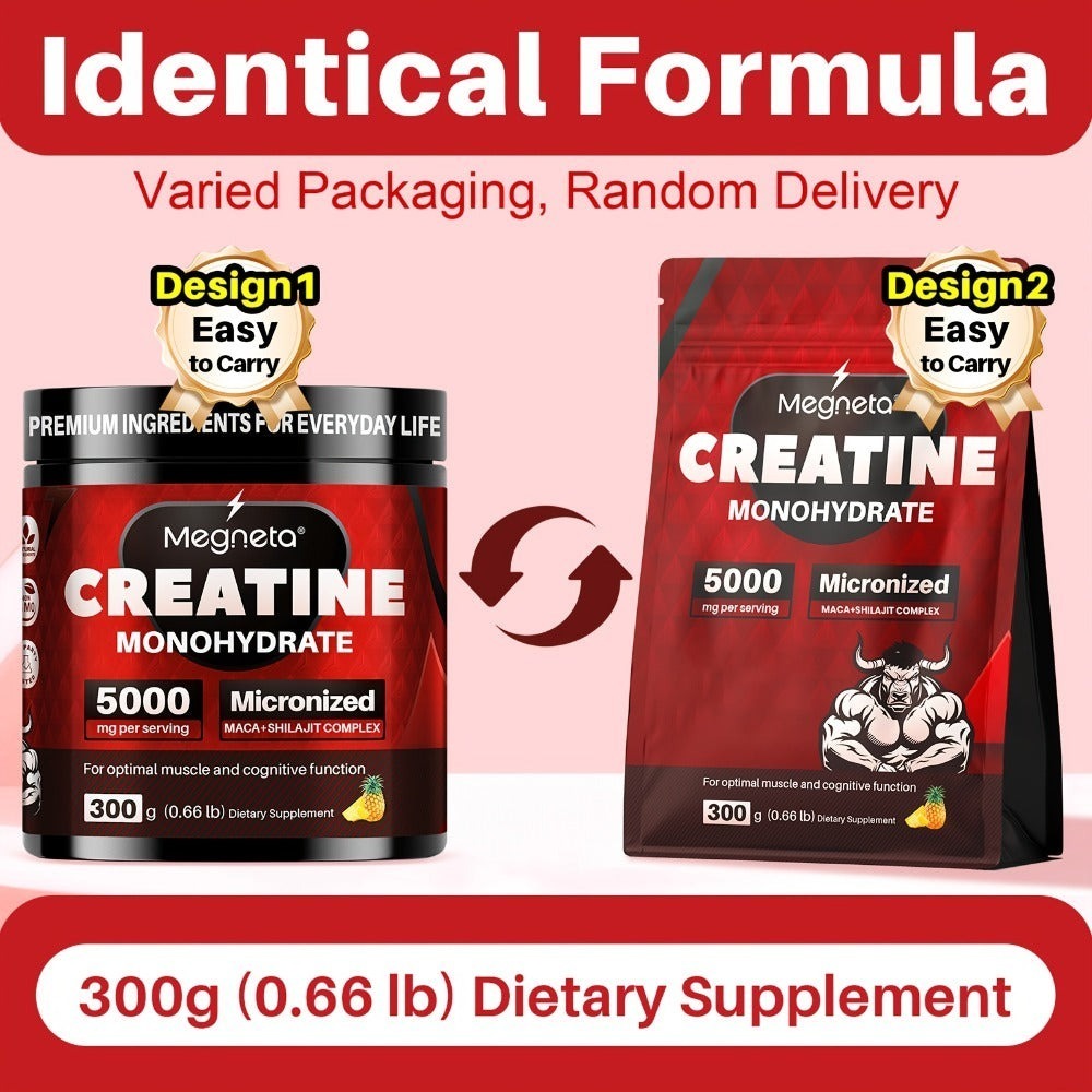 Micronized Creatine Monohydrate 5000mg Powder 300g 60 Servings, No Artificial Sweeteners or Flavors — image 6