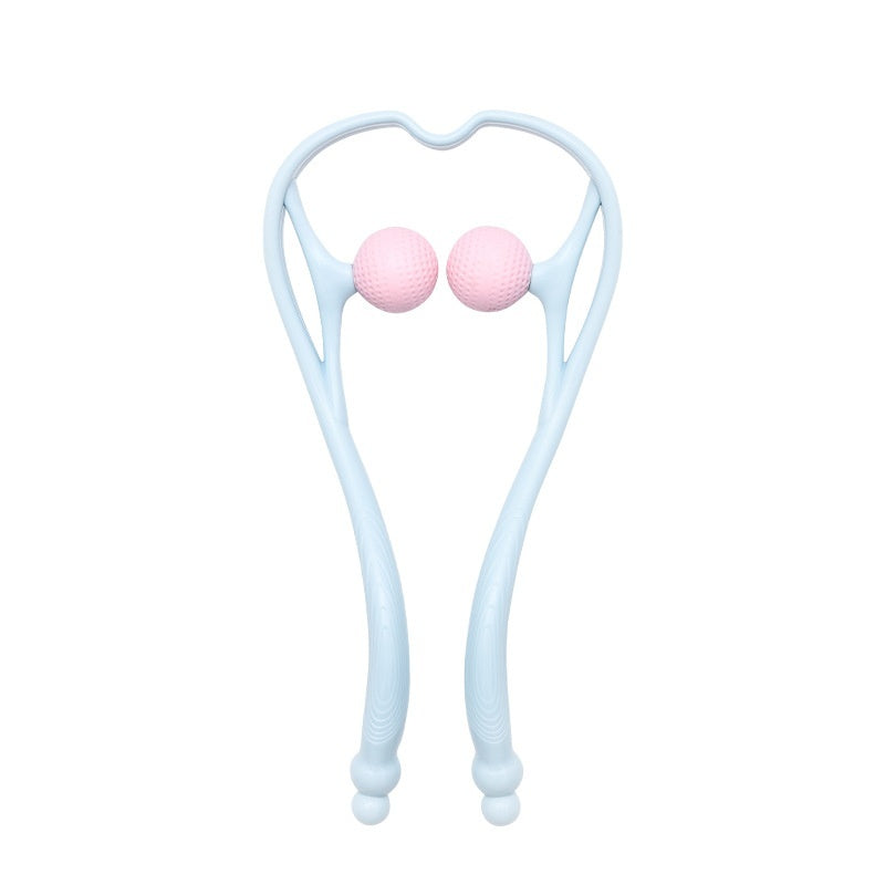 Double Ball Manual Neck Massager Shoulder Neck