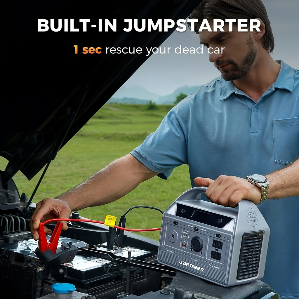 Portable Power Station 595Wh 600W with LiFePO4 Cell Pack, Nine Outputs, USB-C PD and 1200W Surge — image 23