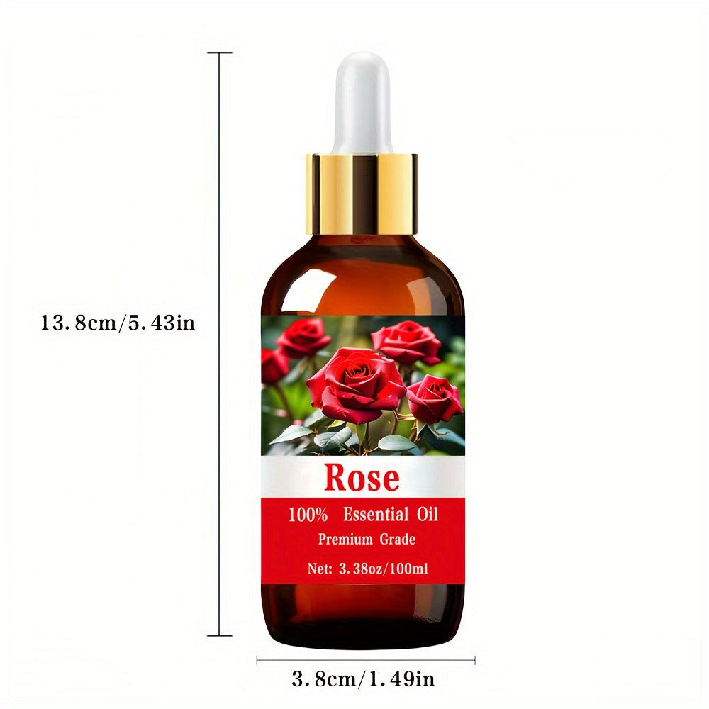 Essential Oil Romantic Rose Floral Aroma in 100ml Bottle with Lightweight Fast-Absorbing Texture — image 5
