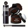 Hair Root Concealer Powder with Brush - Instantly Covers Gray Roots & Thinning Hairline, Plant-Based Keratin Formula — image 