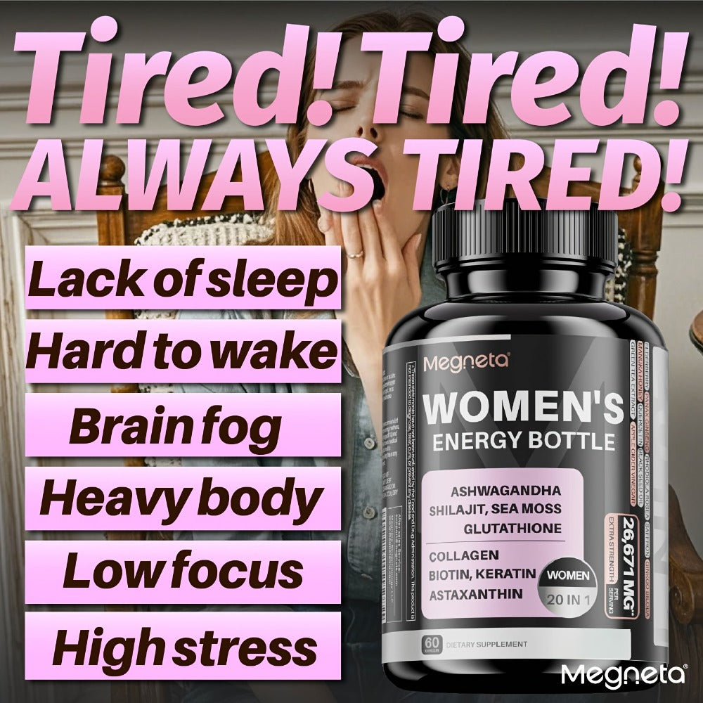 Sea Moss & Ashwagandha Women's Energy Supplement 20-in-1 with Shilajit - Hormonal Balance, Focus — image 1