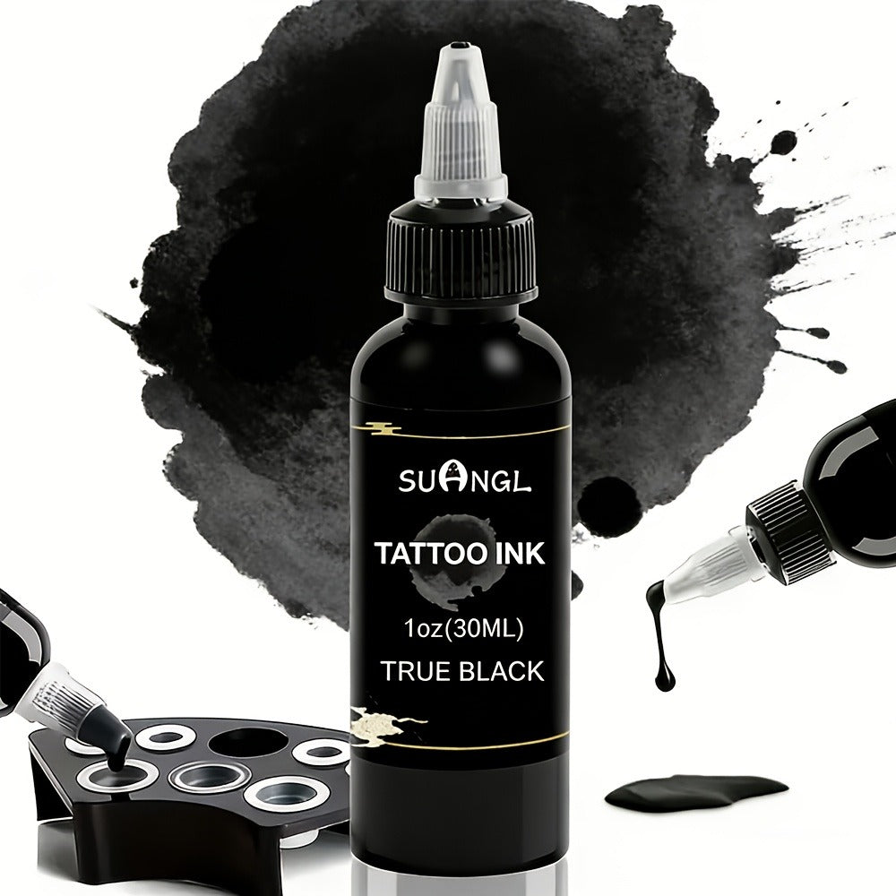 Tattoo Ink Black and White 1.01oz Bottle Options with Single, Two-Bottle and Mixed Color Sets — image 2