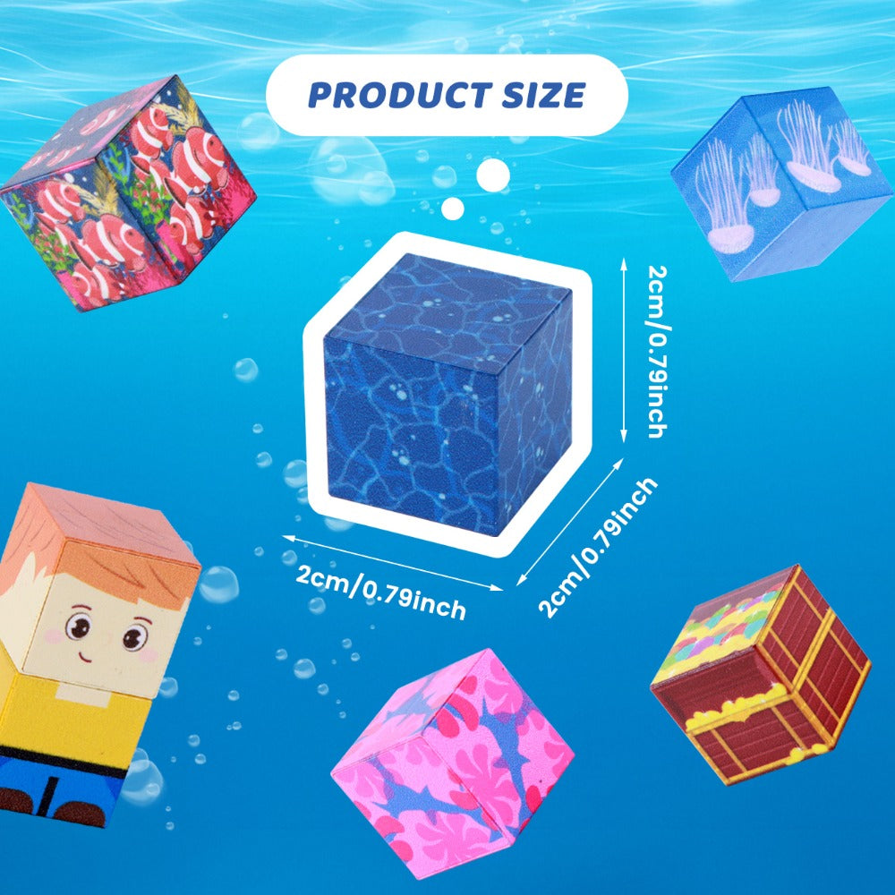 Ocean Adventure Magnetic Building Blocks 54/100pcs with the Listed Color, Size or Set Options for Everyday Use — image 12