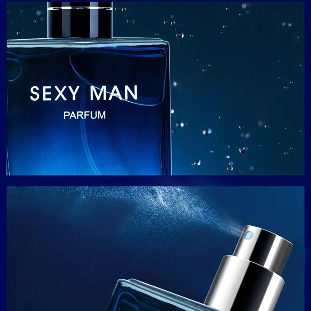 Cologne Spray for Men SEXY MAN Two-Bottle Set with 7054A and 7054B Color Options and Gift Vial — image 19