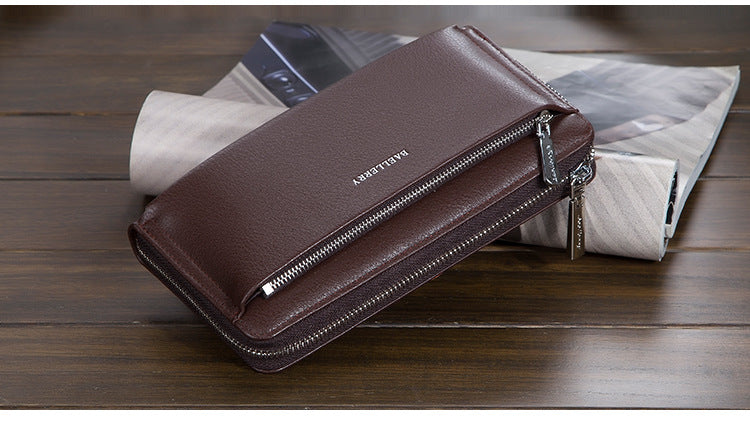 Large-capacity Zippered Clutch For Men