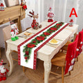 Christmas table flag American polyester printed tablecloth table towel - V.I.P Digital Presence