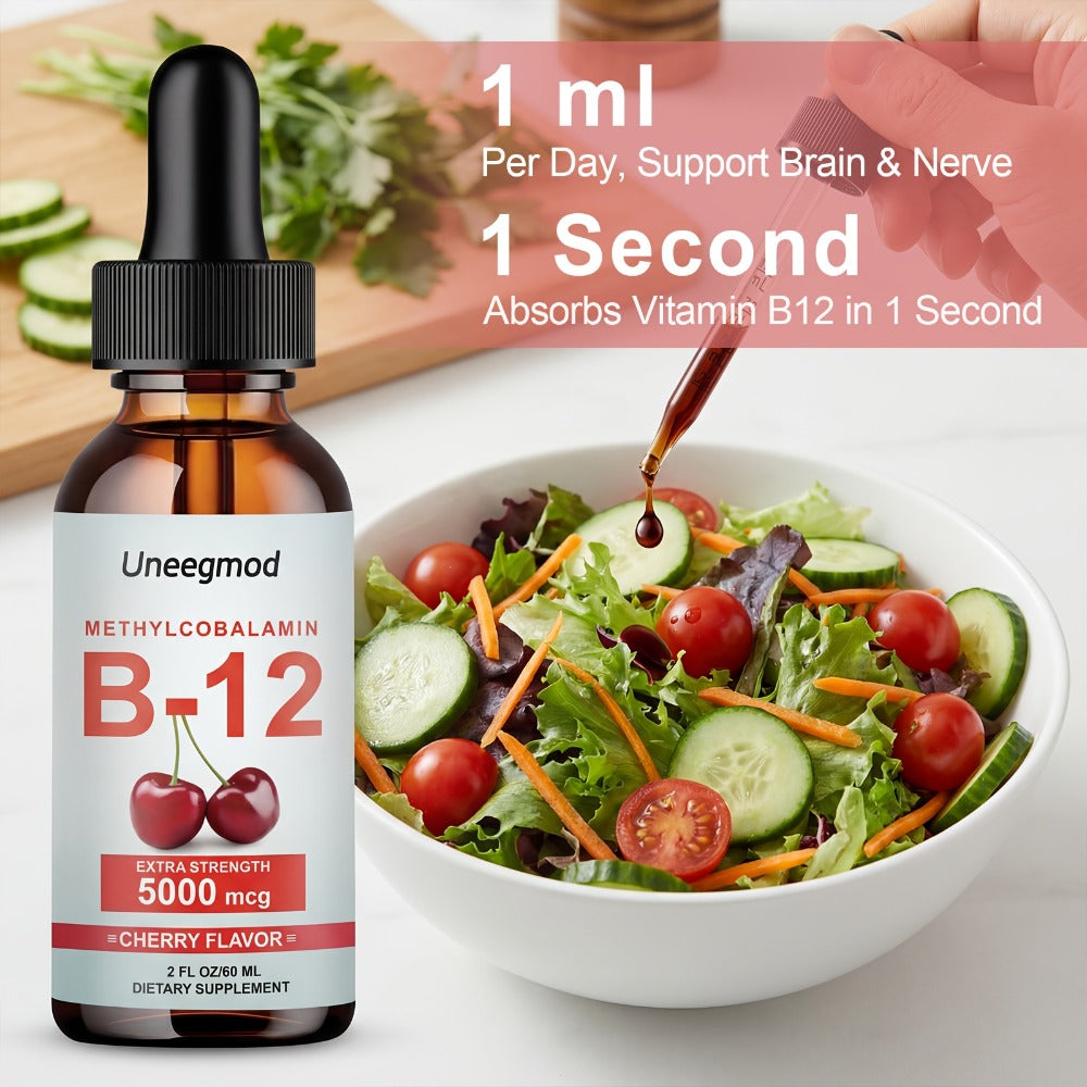 Sublingual Vitamin B12 Liquid Drops 5000mcg Methylcobalamin for Bath Time, Home Spa and Personal Care — image 5