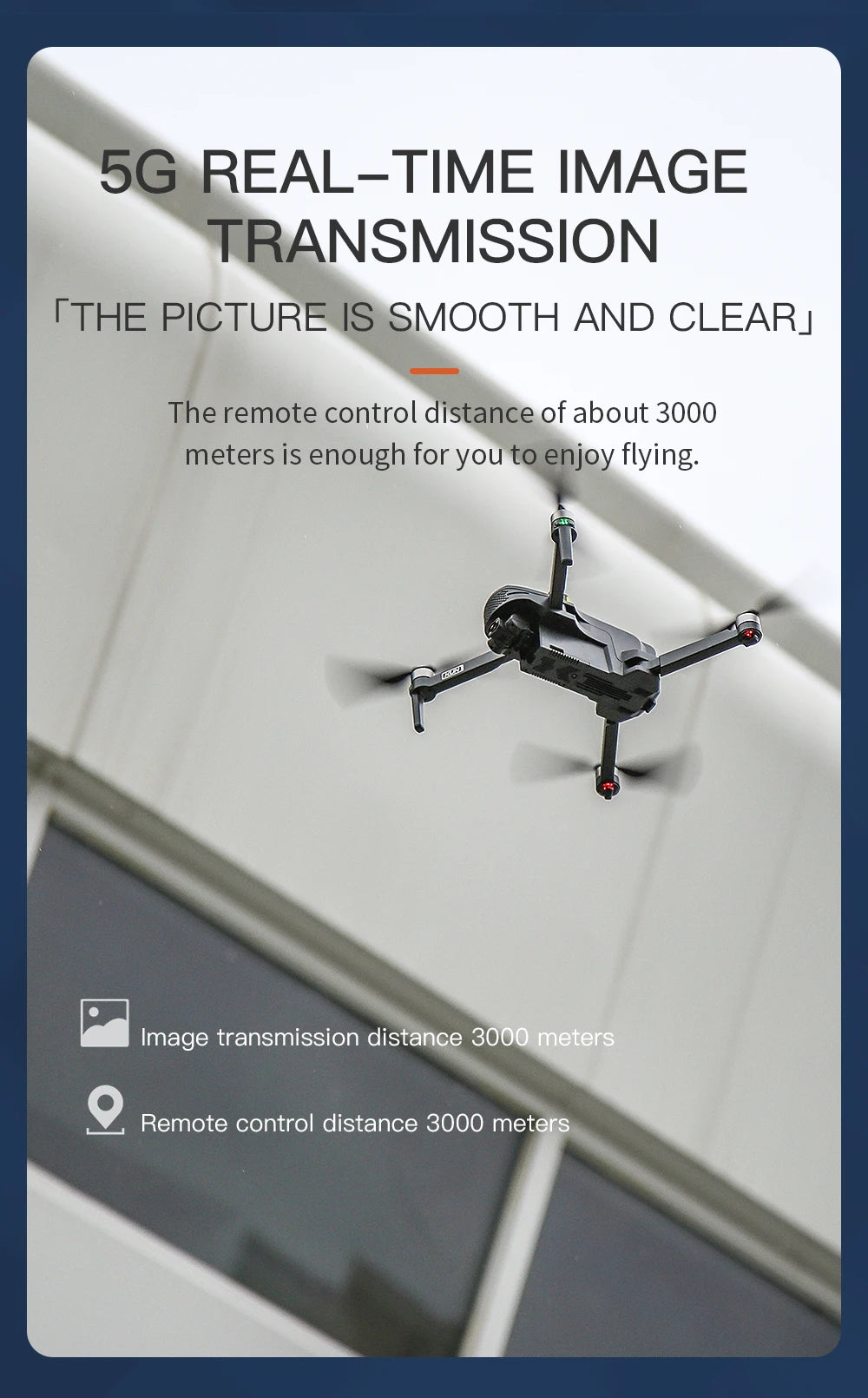 SG908MAX Kun 2 Upgrade Image Transmission Aerial Photography UAV GPS Quadcopter