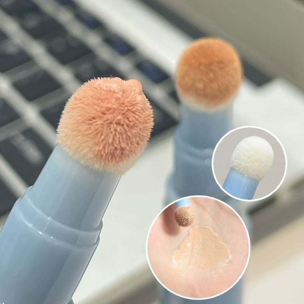 Three-Color Concealer Pen Set with Rounded Sponge-Tip Applicators and Compact 12.3 cm Tube Format — image 9