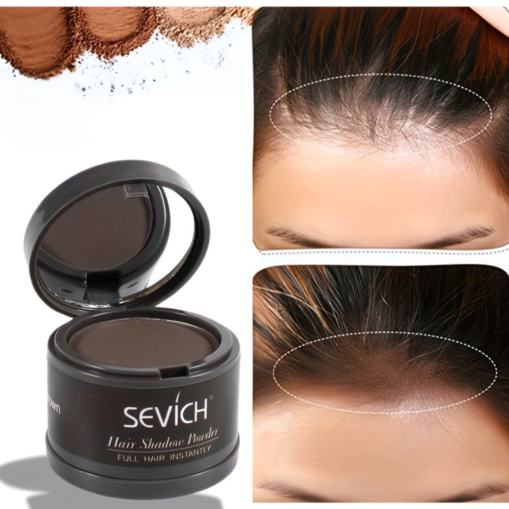 Thinning Hair Root Coverage Powder with Brush, Instant Hairline Concealer Natural Shadow Effect — image 24