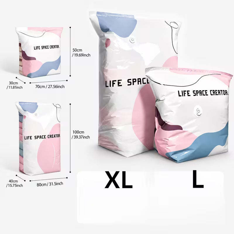 10-Piece Heavy Duty Vacuum Compression Storage Bag Set