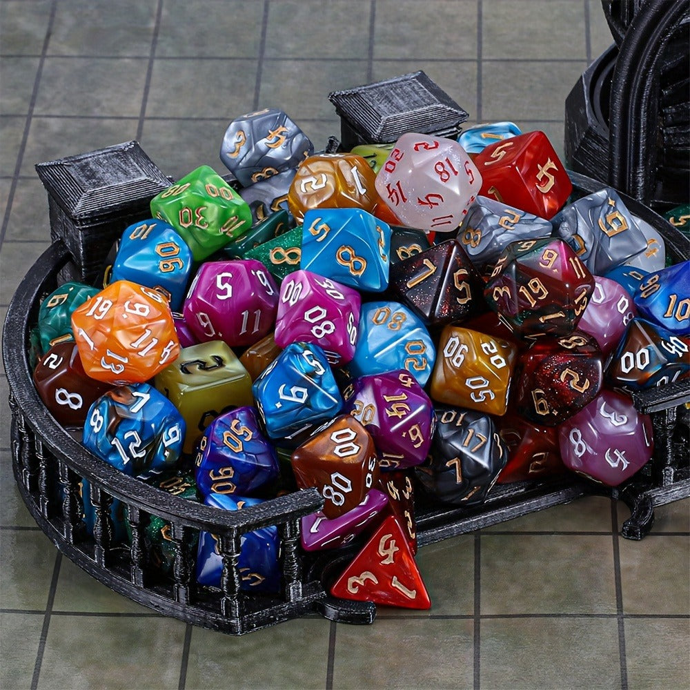 DND Dice Set 182pcs 26 Colors with the Listed Color, Size or Set Options for Everyday Use, with Listed Configuration — image 