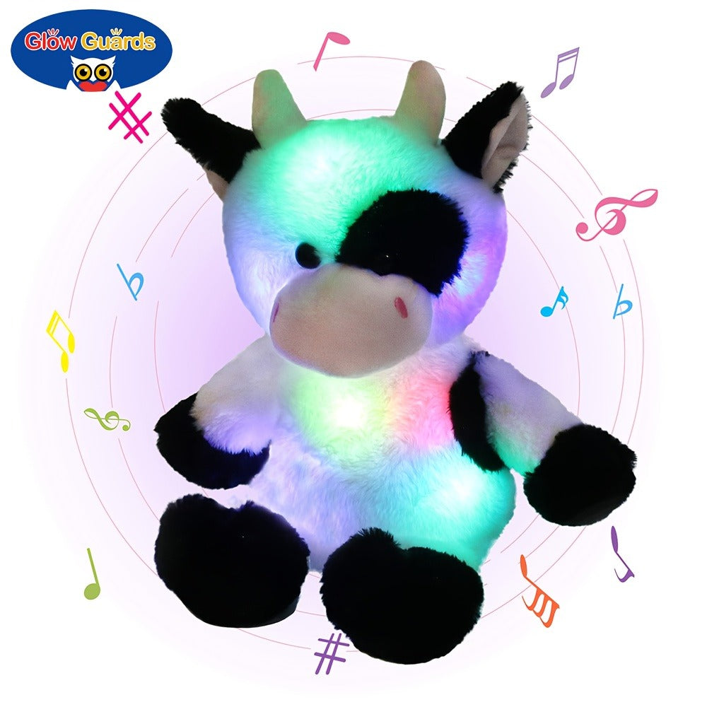 Plush Toy Highland Cow with Glowing Body and Optional Music in Two Interactive Styles for Display — image 5