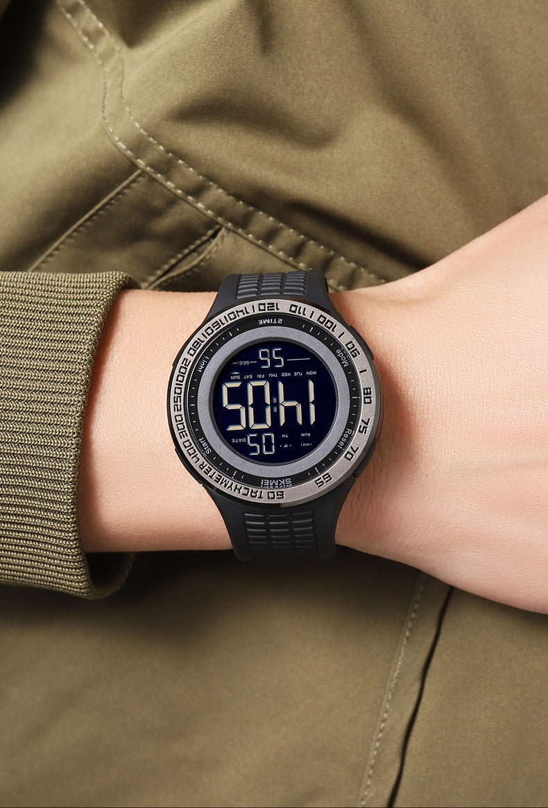 Men's Stylish And Versatile Electronic Watch Luminous Waterproof