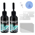 Windshield Repair Kit – Nano Resin Fix for Chips, Bullseye & Star Cracks in 15 Minutes, DIY Glass Crack Repair with Suction I