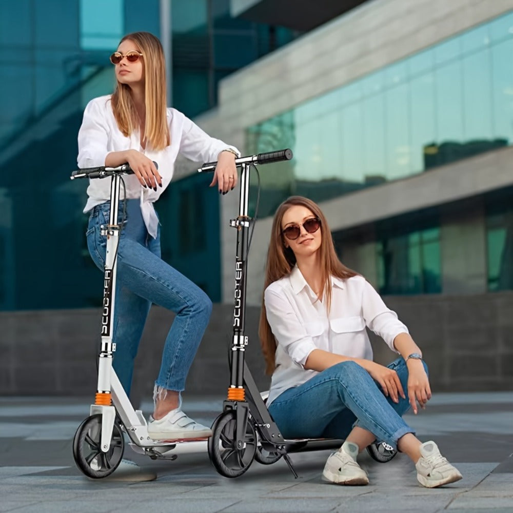 Foldable Commuter Scooter for Adults and Teens, 4-Gear Adjustable Height Double Brake 2-Wheel Kick Scooter — image 7