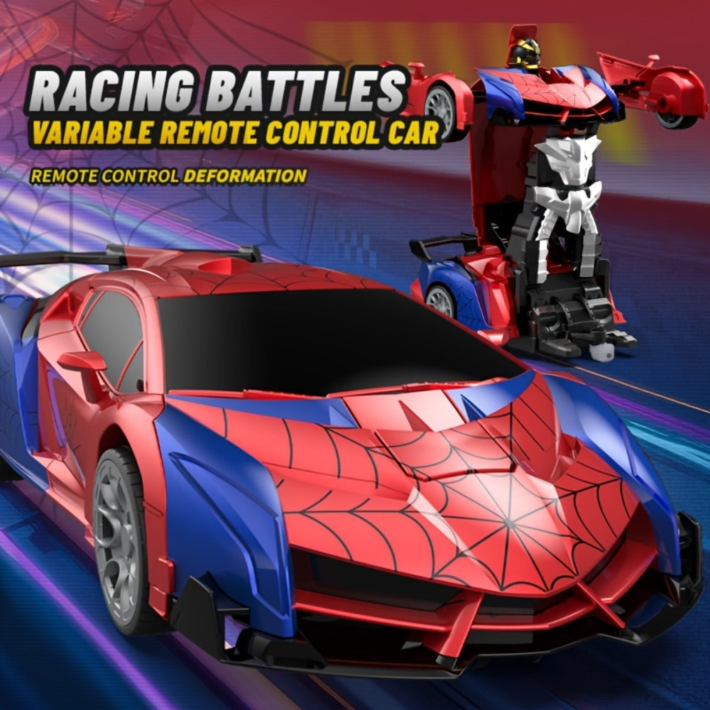 Transforming RC Car for Kids 1:18 Scale, One-Button Deformation Robot Remote Control Stunt Car — image 7