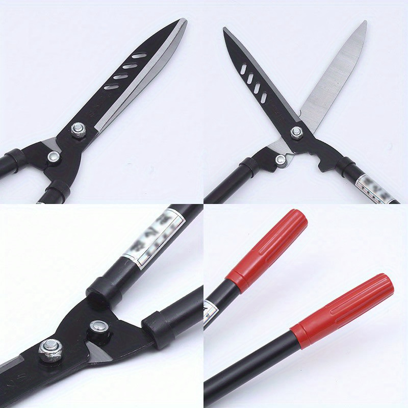 Long-Handle Hedge and Twig Shears, 20.4 Inches Overall with 10.8-Inch Blades and Red Grip Ends — image 17
