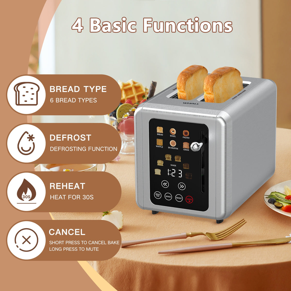 Six In One Intelligent Touch Screen Breakfast Machine