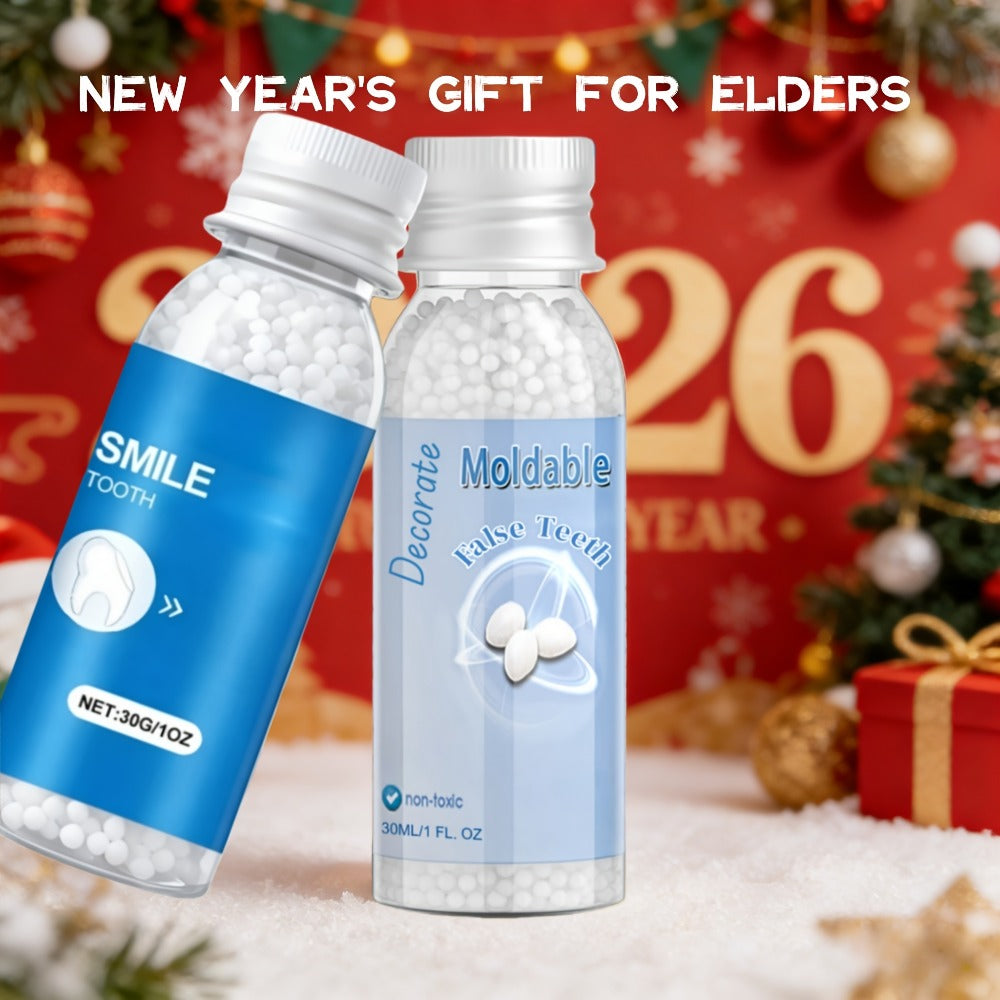 Moldable Fake Teeth Kit for Adults & Seniors, Temporary Dental Veneers Missing Tooth Filling Snap On Teeth — image 9