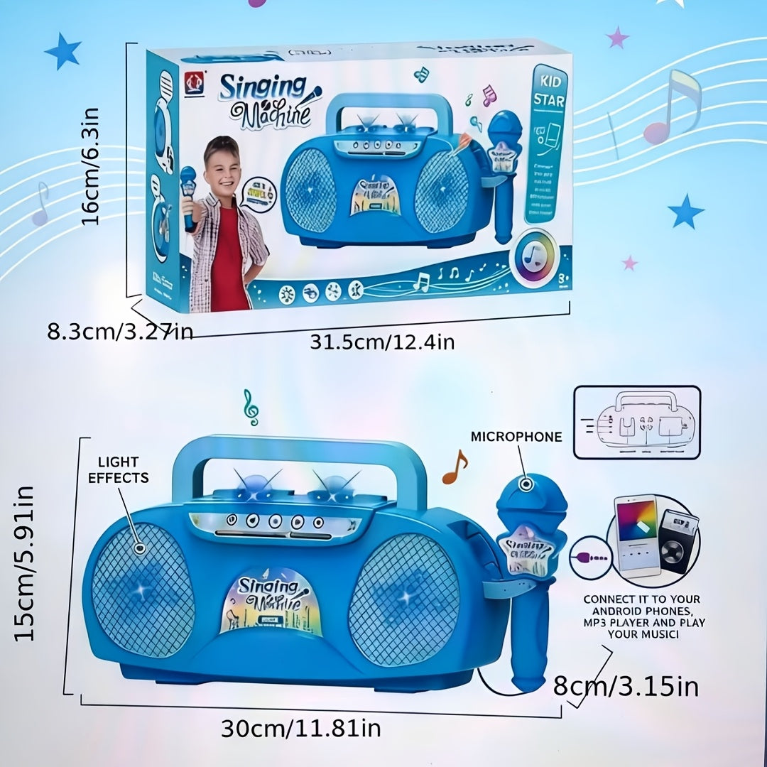Kids Light-Up Singing Machine Toy with Microphone, All-in-One Music Toy for Boys & Girls Ages 3-7 — image 13