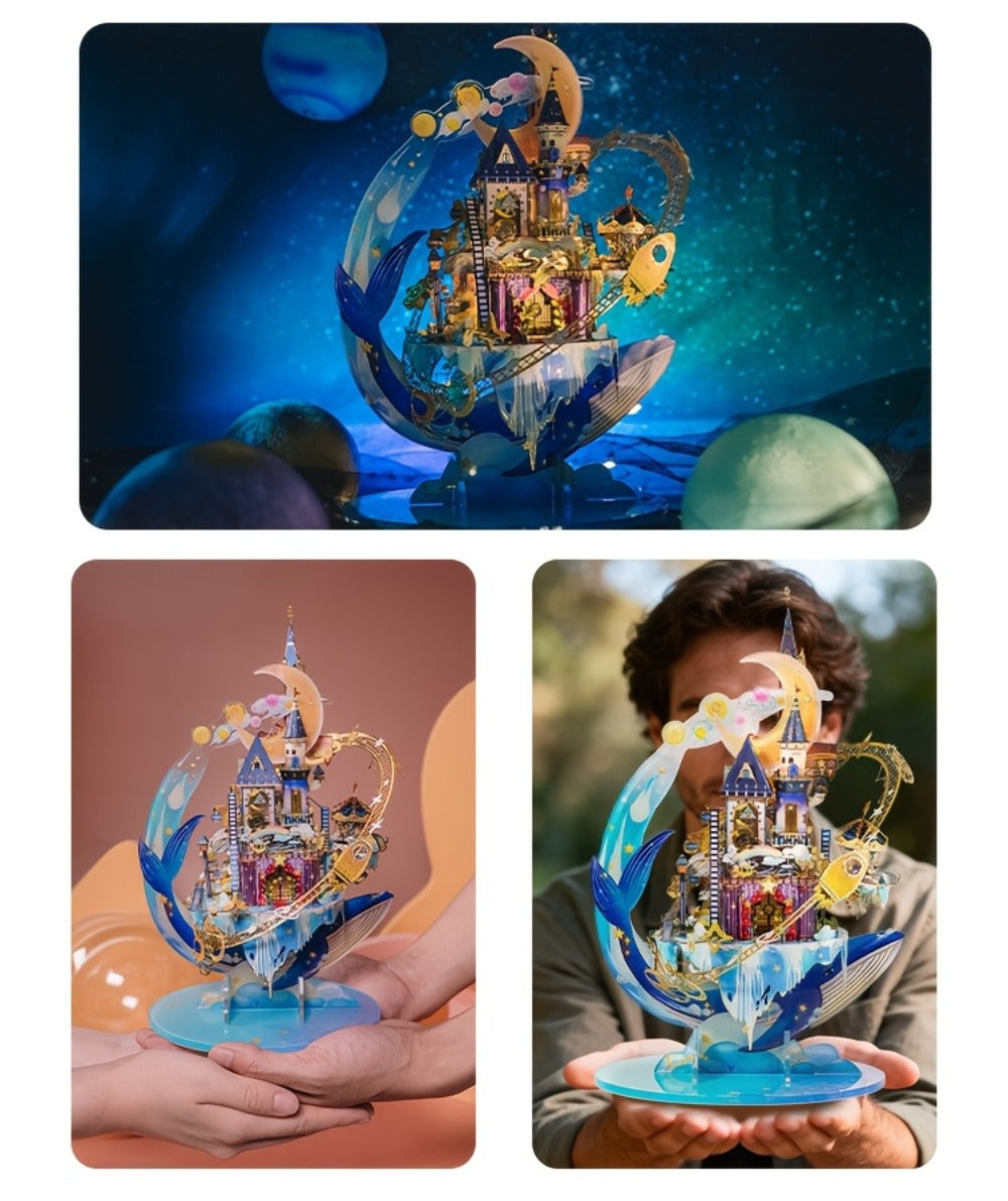 3D Metal Model Kit MU Star Playground, Handcrafted Garden Scene DIY Puzzle for Teens & Adults Ages 14+ — image 13