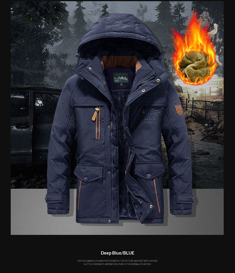 New Autumnwinter Mens Insulated Tactical Jacket