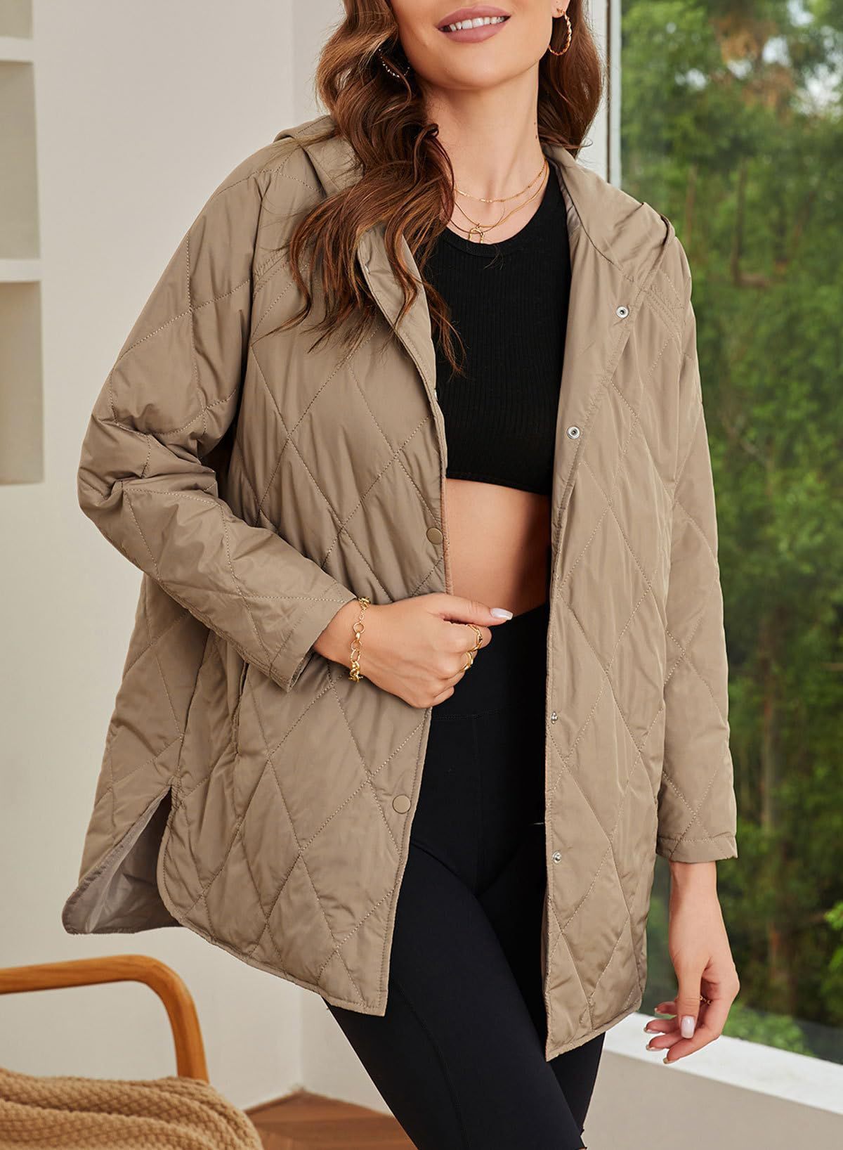 Lightweight Baggy Casual Jacket Coat For Women